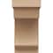 Ekena Millwork 12"W x 12"D x 24"H Wide Emerson Rough Cedar Woodgrain TimberThane Corbel, Primed Tan CORUR12X12X24EMRRCPR - alternate 4